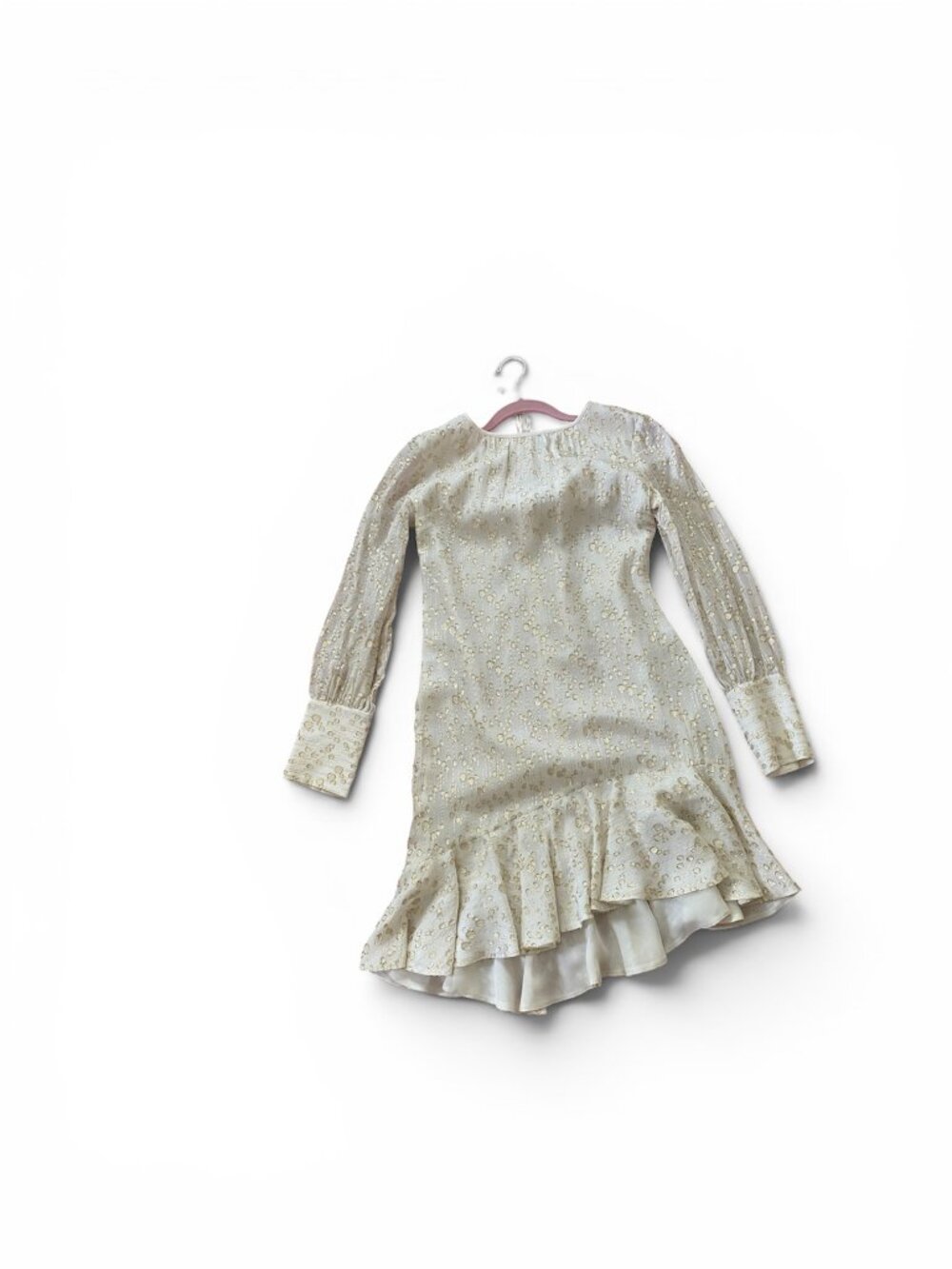 Sparkly cream dress
